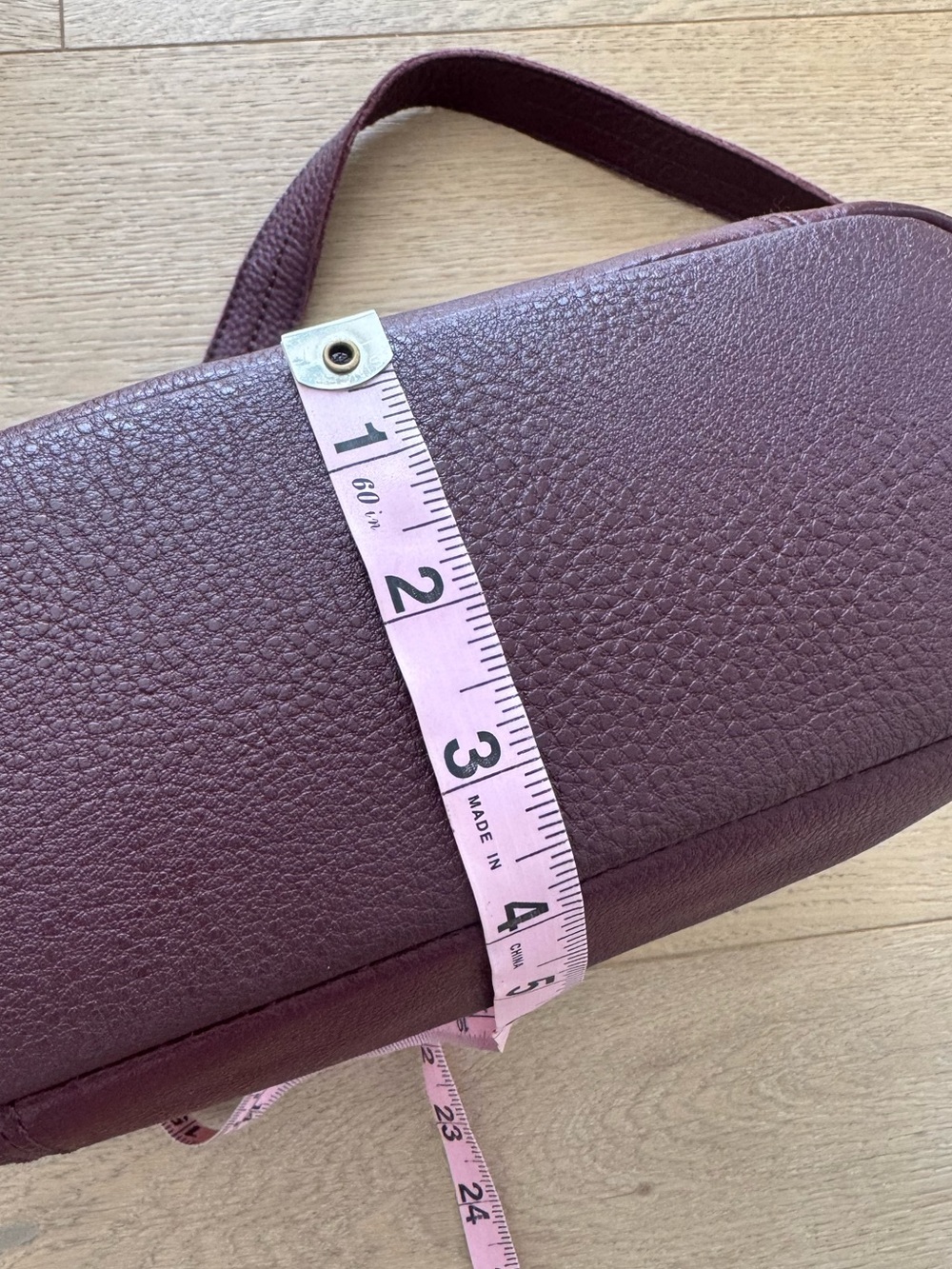 The Sak De Young Leather Hobo Bag Black Cherry - Picture 5 of 11